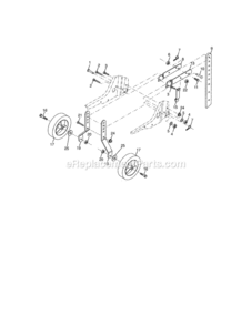 Page C Diagram and Parts List for 917298020  Craftsman Tiller