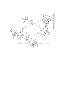 Page C Diagram and Parts List for 917298022  Craftsman Tiller