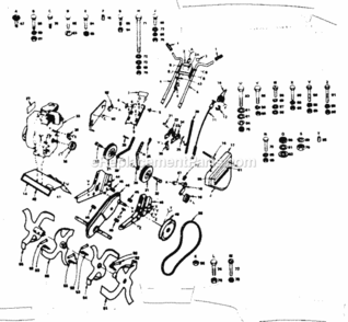Part Location Diagram of 106996X Craftsman Manual