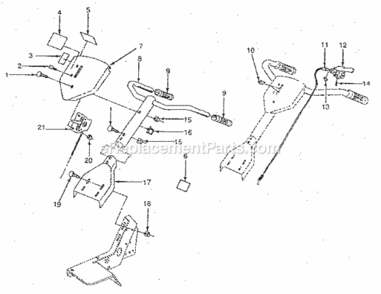 Part Location Diagram of 121858X Craftsman Decal