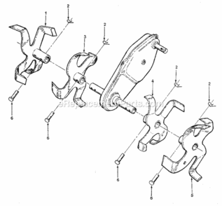 Page D Diagram and Parts List for 917298241  Craftsman Tiller