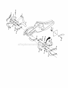 Page F Diagram and Parts List for 917298260  Craftsman Tiller