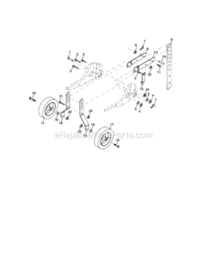 Page C Diagram and Parts List for 917299010  Craftsman Tiller