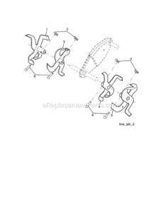 Page D Diagram and Parts List for 917299011  Craftsman Tiller