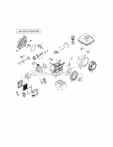 Page G Diagram and Parts List for 917299011  Craftsman Tiller