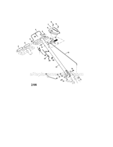 Page A Diagram and Parts List for 917299020  Craftsman Tiller