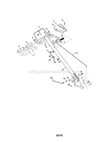 Part Location Diagram of 583183001 Craftsman Control Panel