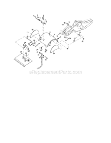 Page E Diagram and Parts List for 917299063  Craftsman Tiller