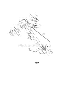 Page A Diagram and Parts List for 917299080  Craftsman Tiller