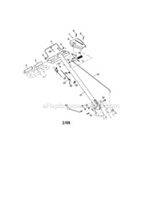 Page A Diagram and Parts List for 917299120  Craftsman Tiller