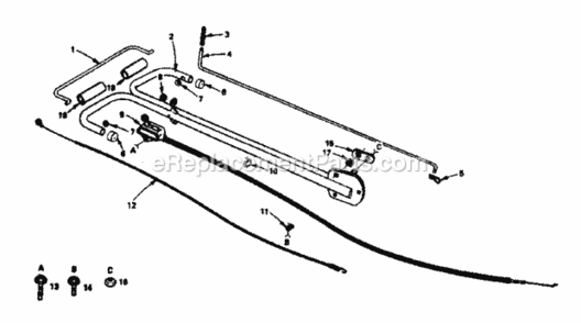 Page D Diagram and Parts List for 917299252  Craftsman Tiller