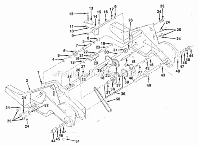 Page D Diagram and Parts List for 917299641  Craftsman Tiller