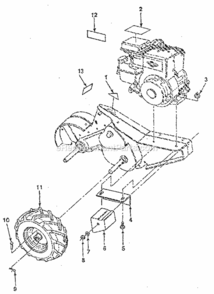 Part Location Diagram of 123081X Craftsman Decal