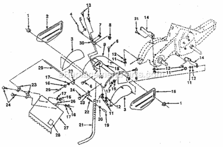 Part Location Diagram of 104086X361 Craftsman Shield, Side Outer L. H.
