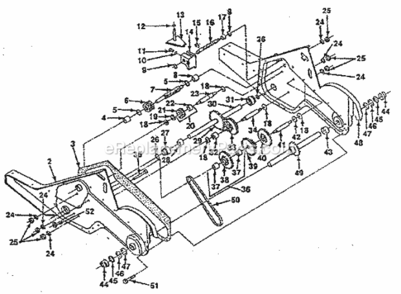 Page D Diagram and Parts List for 917299710  Craftsman Tiller