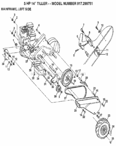 Part Location Diagram of 131159X417 Craftsman Guard Belt