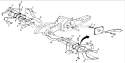 Tine Assembly Diagram and Parts List for 917299850  Craftsman Tiller