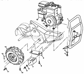 Part Location Diagram of 140271 Craftsman Bumper Assembly