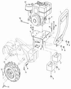 Part Location Diagram of 8450J Craftsman Counter Weight