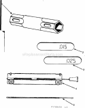 Page E Diagram and Parts List for 917351640  Craftsman Chainsaw