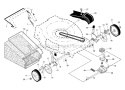 Part Location Diagram of 585054702 Husqvarna Lawn Mower Grassbag Frame