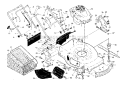 EngineHousingHandle Diagram and Parts List for 917370920  Craftsman Lawn Mower