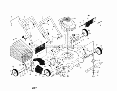 Part Location Diagram of 581708321 Craftsman Housing