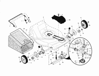 Page B Diagram and Parts List for 917371622  Craftsman Lawn Mower