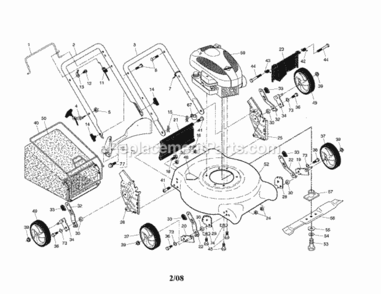 Part Location Diagram of 33088 Craftsman Clipping Kit