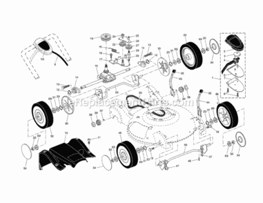 Page B Diagram and Parts List for 917371812  Craftsman Lawn Mower