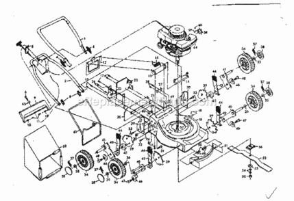 Part Location Diagram of 33463 Tecumseh DISCONTINUED