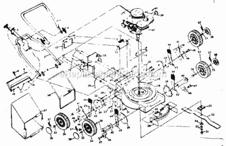 Part Location Diagram of 48008 Craftsman Housing
