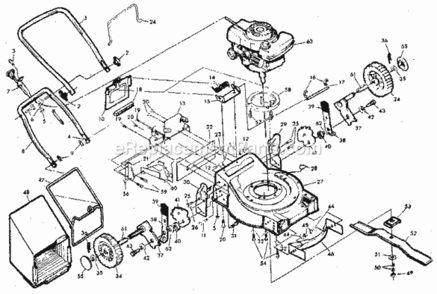 Part Location Diagram of 87438 Generac 25 Kw, 1-Phase Rotor