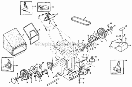 Part Location Diagram of 48262 Craftsman Control Cable