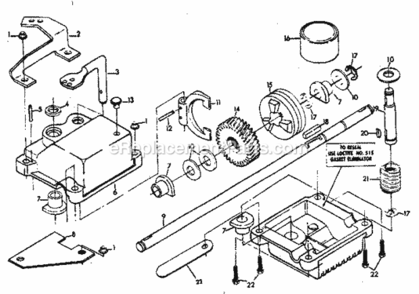 Page B Diagram and Parts List for 917372252  Craftsman Lawn Mower