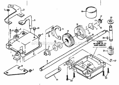 Page A Diagram and Parts List for 917372260  Craftsman Lawn Mower