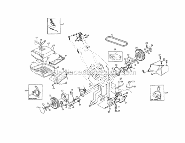 Page B Diagram and Parts List for 917372271  Craftsman Lawn Mower