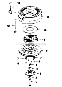 Page D Diagram and Parts List for 917372272  Craftsman Lawn Mower