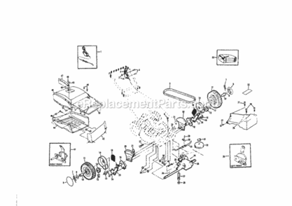 Page B Diagram and Parts List for 917372291  Craftsman Lawn Mower