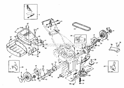 Part Location Diagram of 83553 Generac Oil Line Return
