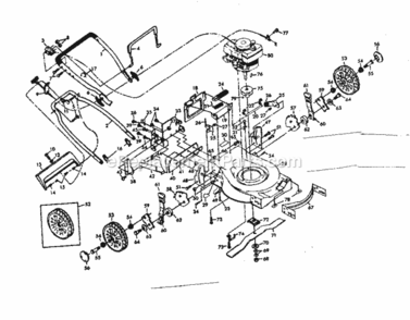 Part Location Diagram of 85770 Craftsman Engine