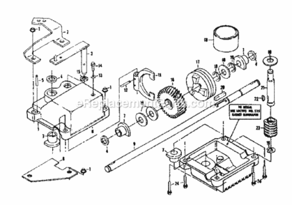 Page C Diagram and Parts List for 917372351  Craftsman Lawn Mower