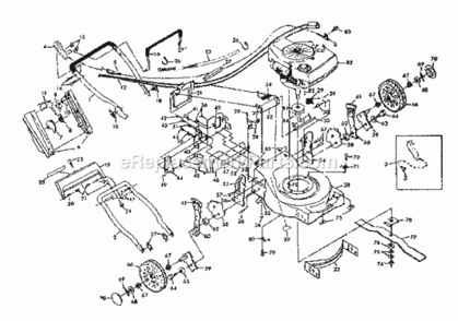 Part Location Diagram of 86105 Generac PANEL, CONTROL BACK