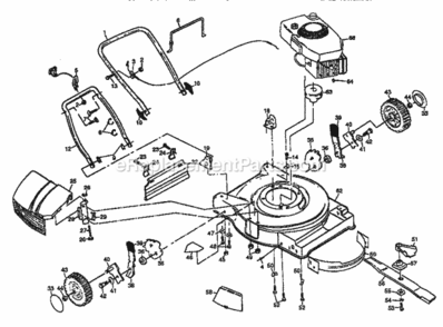 Part Location Diagram of 48324 Craftsman Housing Kit