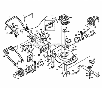 Part Location Diagram of 750784 Craftsman Engine-Craftsman