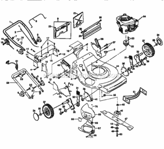 Part Location Diagram of 532147551 Husqvarna THROTTLE CONTROL