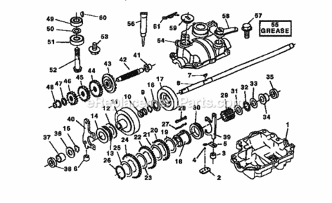 Page A Diagram and Parts List for 917372891  Craftsman Lawn Mower