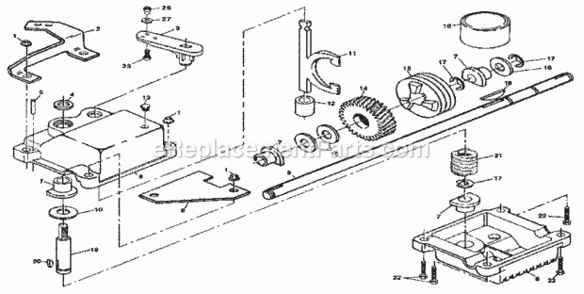 Page A Diagram and Parts List for 917373220  Craftsman Lawn Mower