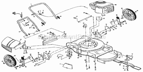 Part Location Diagram of 750386X459 Craftsman Support Bracket