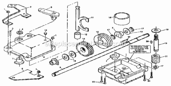 Page C Diagram and Parts List for 917373440  Craftsman Lawn Mower